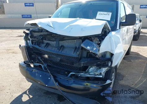 2023 Chevrolet Express Cargo Rwd 2500 Regular Wheelbase Wt from USA, damaged, VIN 1GCWGAFP9P1211380